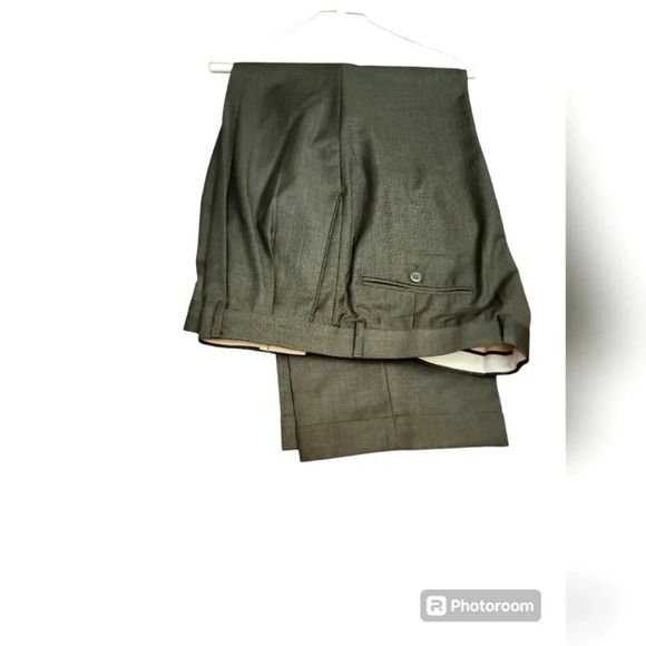 Vintage Mens Louis Raphael Rassa Oro Suit Pants Straight Leg Size 38 - Picture 1 of 4